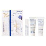 Korres Promo Greek Yoghurt Wide Awake Eye Gel 15ml & Foaming Cream Cleanser 20ml & Nourishing Probiotic Gel-Cream 20ml