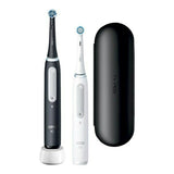 Oral-B iO Series 4 Duo Ηλεκτρική Οδοντόβουρτσα Matt Black & White