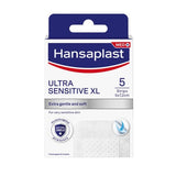 Hansaplast Αποστειρωμένα Αυτοκόλλητα Επιθέματα Med+ Ultra Sensitive XL 5x7.2cm 5τμχ