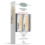 Power Health Vitamin C 1.000mg Με Στέβια 20 Αναβράζοντα Δισκία & Δώρο Vitamin C 1.000mg 20 Αναβράζοντα Δισκία