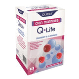 Quest Cran Mannose Q-Life 15 Φακελάκια Με Φυσική Γεύση Κράνμπερι