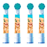 Oral-B Pro Kids 3+ Lion King Ανταλλακτικές Κεφαλές Οδοντόβουρτσας 4τμχ