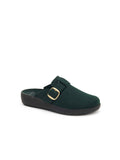 SCHOLL Nilla Buckle Dark Green - Γυναικείες Ανατομικές Παντόφλες Πράσινες F317311020