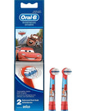 ORAL-B Stages Power Kids Cars Extra Soft Ανταλλακτική Κεφαλή Ηλεκτρικής Οδοντόβουρτσας Για Παιδιά Από 3 ετών 2 τμχ