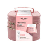 Vichy Promo Pack - Ώριμη & Θαμπή Επιδερμίδα - Neovadiol Rose Platinium Κρέμα Φροντίδας της Επιδερμίδας 50mL & Δώρο Capital Soleil UV-Age Daily SPF50+ Αντηλιακή προστασία προσώπου 15mL & μοντέρνο ροζ νεσεσέρ Παρουσίαση