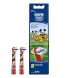 ORAL B Stages Power Kids Mickey Extra Soft Ανταλλακτική Κεφαλή Ηλεκτρικής Οδοντόβουρτσας Για Παιδιά Από 3 ετών 2 τμχ 