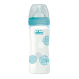 Chicco Γυάλινο Well Being Μπουκάλι 0m+ Ciel 240mL